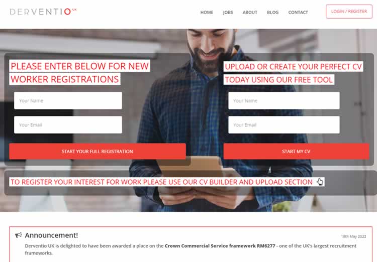 DerventioUk Homepage