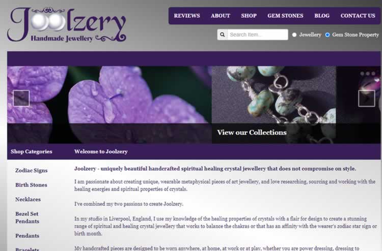 Joolzery Homepage Screenshot